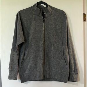 Mono B Women's Gray Zip Up Jacket